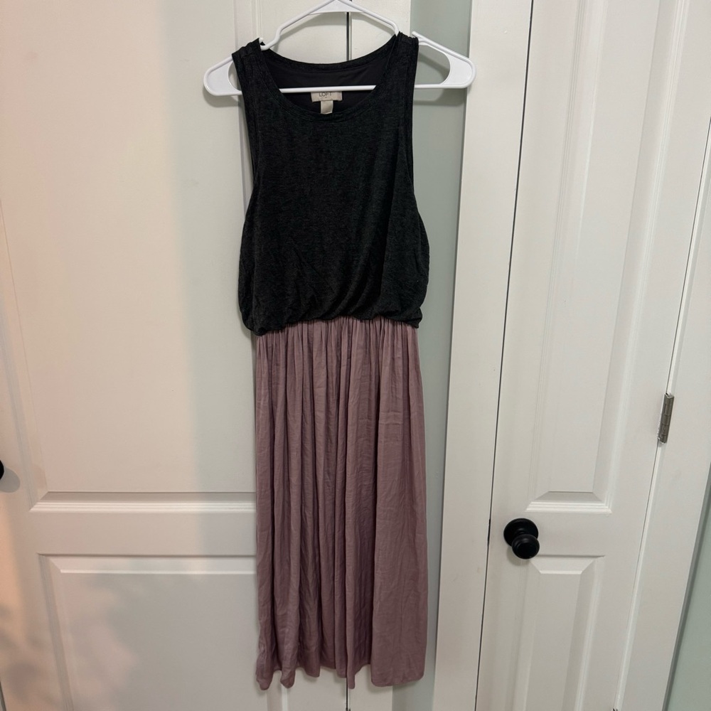 LOFT Charcoal Gray Knit Top